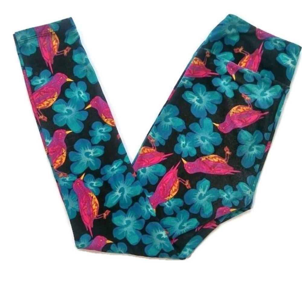 Lularoe Leggings OS Bird Print
